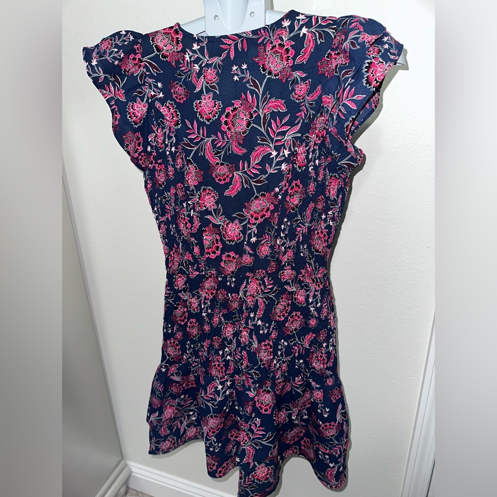 Sugar Lips Aurora Floral Smocked Ruffle Mini Dress - Picture 2 of 5